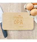 Frühstücksbrettchen: Opa Superheld, personalisiert - Objectzz