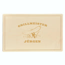 Schneidebrett "Grillmeister + Bratwurst" - personalisiert