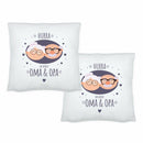 Kissen Set "Hurra Ihr werdet Oma & Opa" - Objectzz