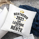 Kissen "Rentner / Rentneri 2021 - eine Legende geht in Rente" - Objectzz