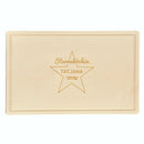 Schneidebrett "Sternekoch / Sterneköchin" - personalisiert