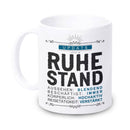 Tasse "Update - Jetzt im Ruhestand" - Objectzz