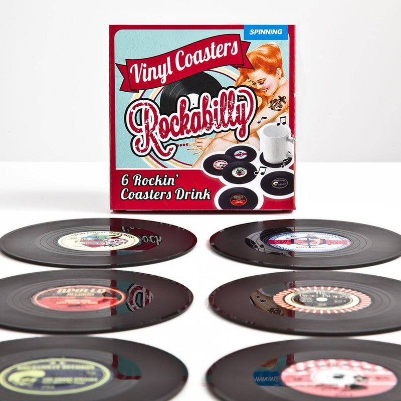 Rockabilly Schallplatten Untersetzer - Objectzz