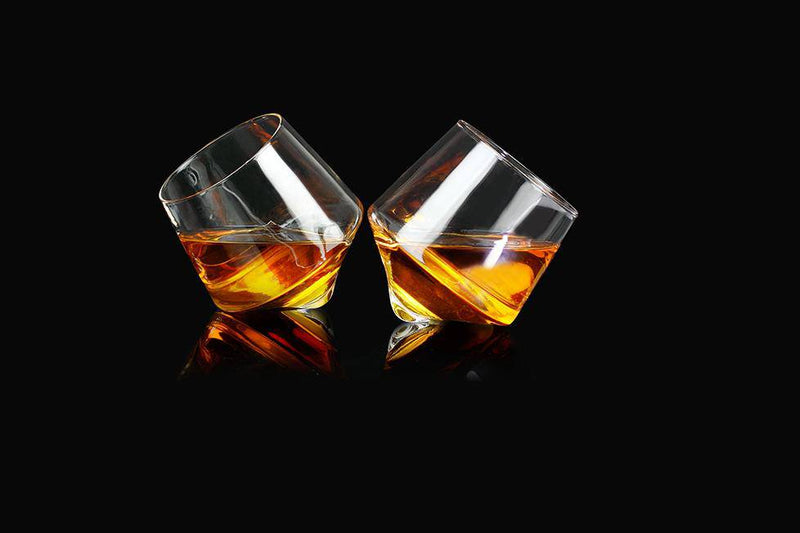 Rollende Whiskey Gläser 2-er Set - Objectzz