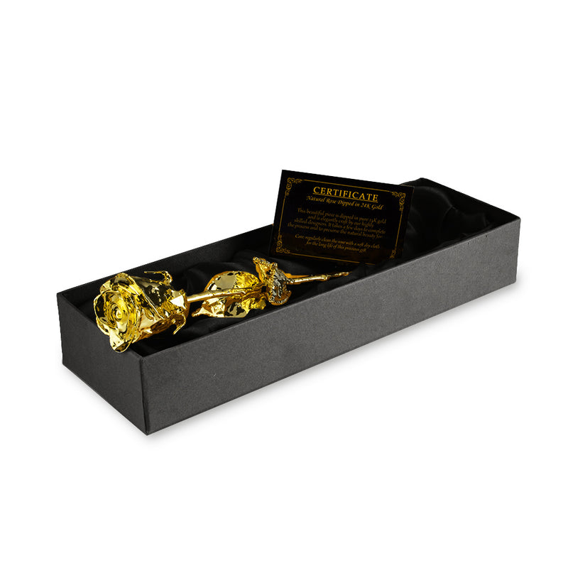 Goldene Rose - 24 Karat Blattgold - Objectzz