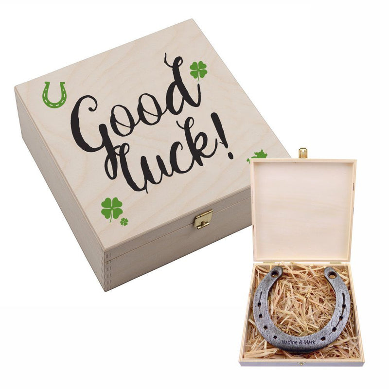 Hufeisen-Box "Good Luck"