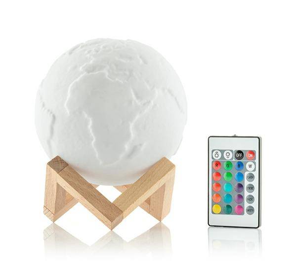 LED-Lampe Planet Erde - Objectzz