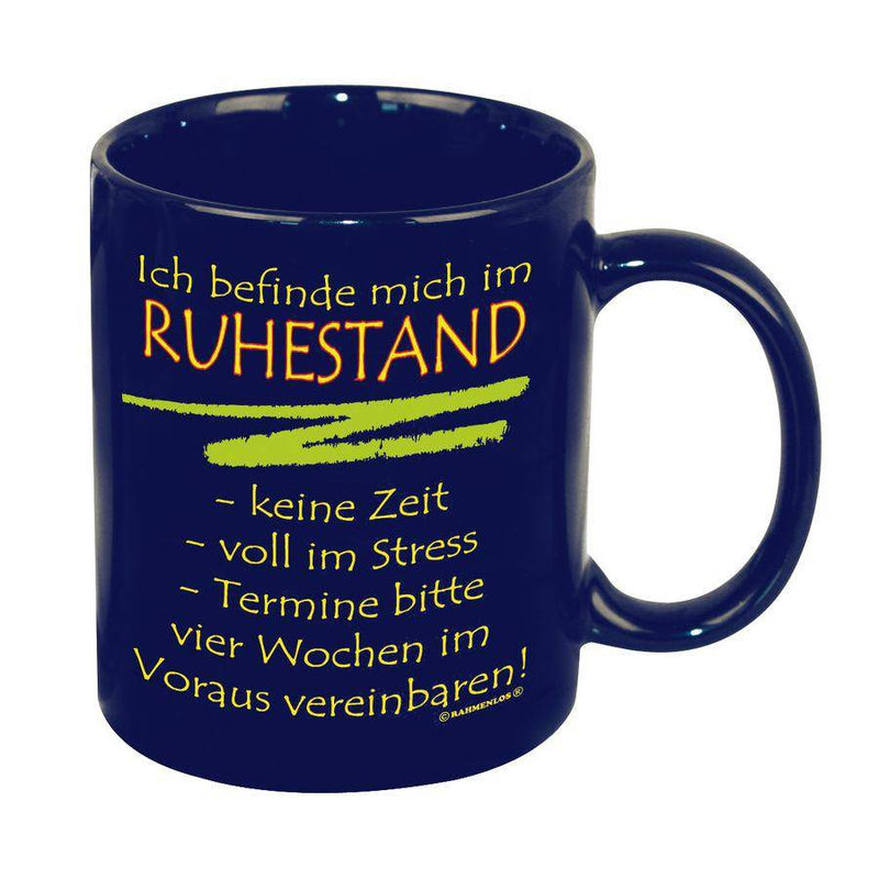 Tasse Ruhestand - Objectzz