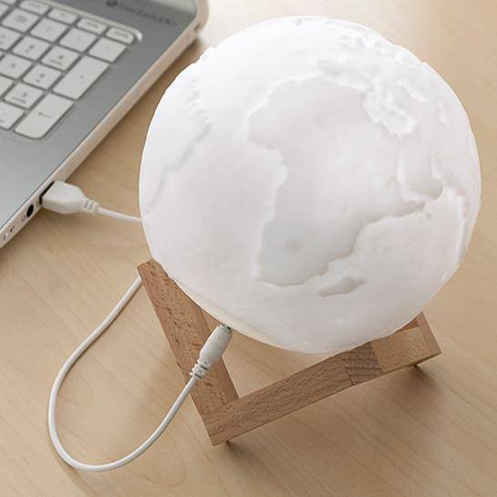 LED-Lampe Planet Erde - Objectzz