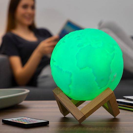 LED-Lampe Planet Erde - Objectzz