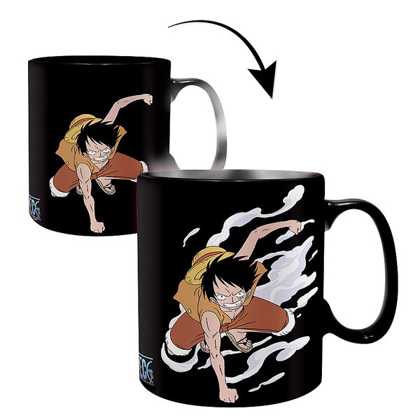 One Piece Thermoeffekt-Tasse Luffy & Ace - Objectzz