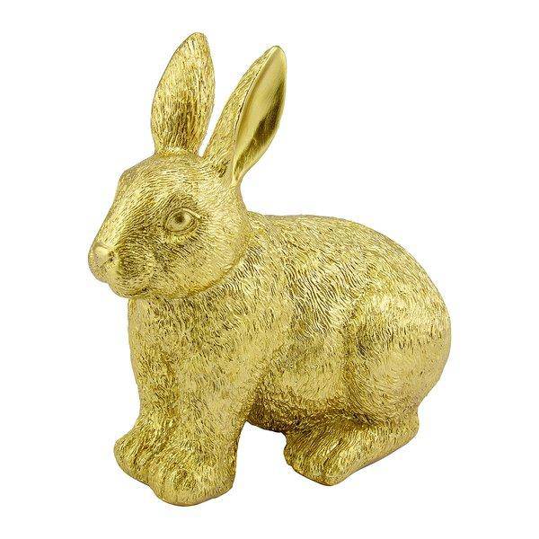 Wattespender: goldener Hase - Objectzz