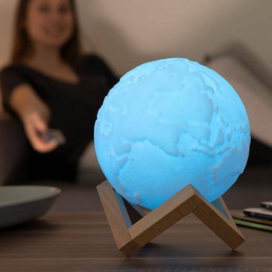 LED-Lampe Planet Erde - Objectzz