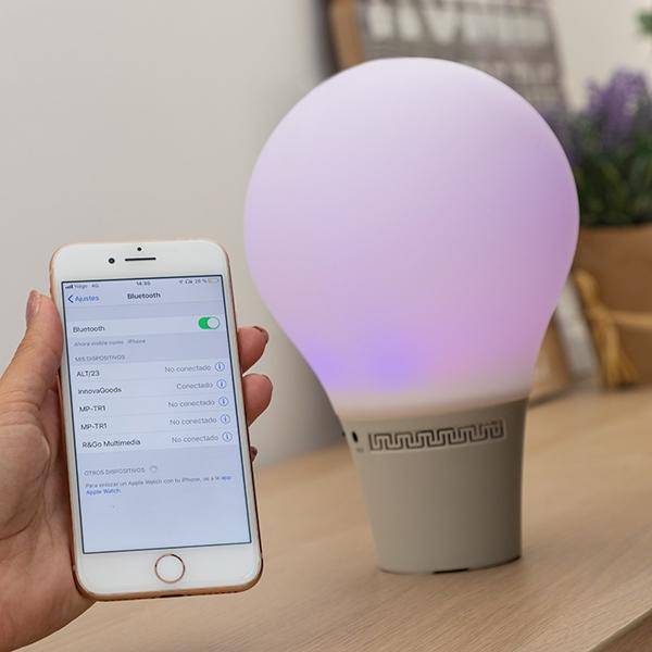 Silikon-LED-Touchlampe mit Lautsprecher - Objectzz