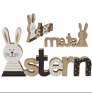 Osternschriftzug Holz - Objectzz