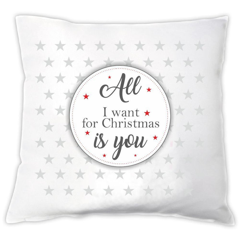Kissen "All I Want for Christmas is You" (Sterne)