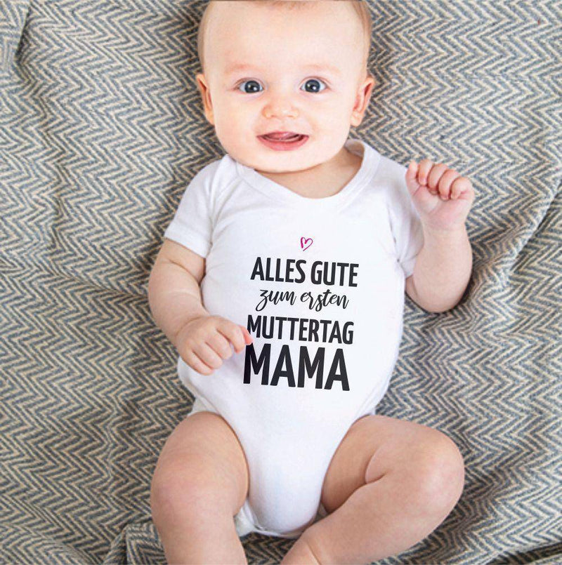 Personalisierter Babybody: Alles Gute zum [Zahl] Muttertag, Mama - Objectzz