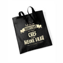 Baumwolltasche "Ich bin im Ruhestand - mein einziger Chef ist jetzt meine Frau" - Objectzz