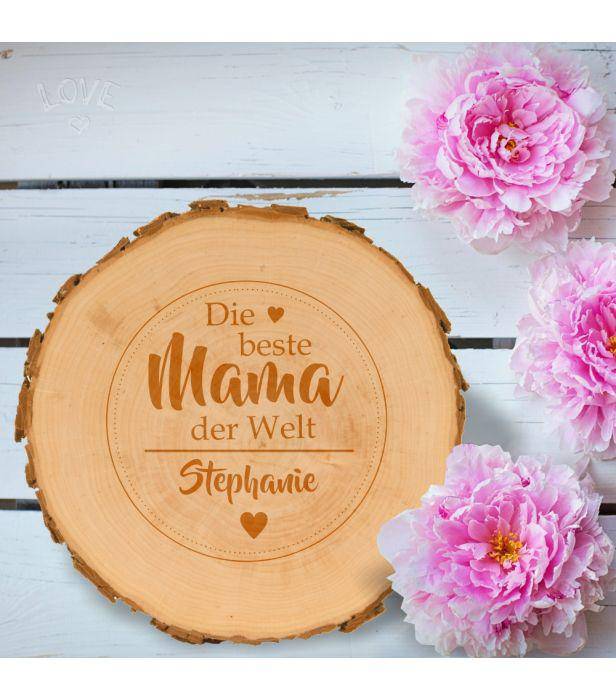 Baumkunst: Beste Mama der Welt, personalisiert - Objectzz