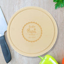 Schneidebrett: Bester Papa der Welt, rund - Objectzz