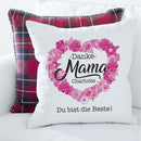 Personalisiertes Kissen "Danke Mama - Du bist die Beste!" - Objectzz