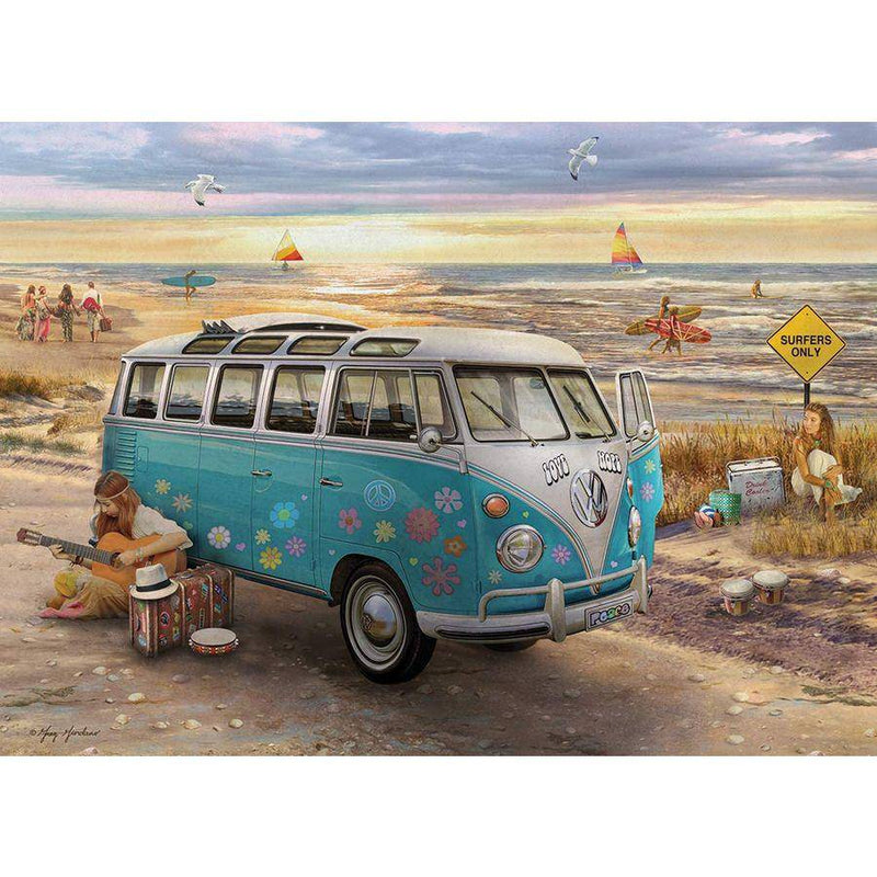 The Love & Hope VW Bus Puzzle 1000 Teile - Objectzz