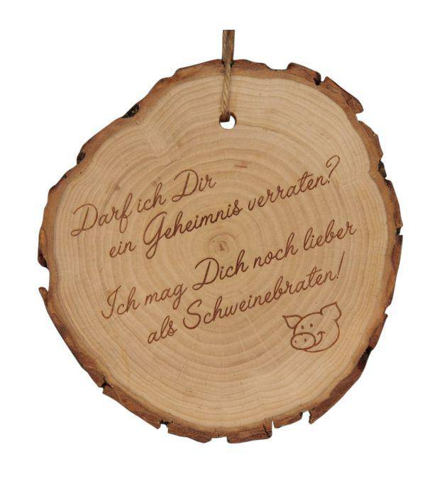 Baumkunst: Ich mag dich lieber als Schweinebraten - Objectzz