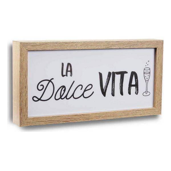 Holzbild Dolce Vita - Objectzz