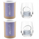 Windlicht-Set Leonardo: Ein leben lang an deiner Seite - Objectzz