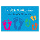 Fußmatte: Herzliche Willkommen, personalisiert - Objectzz