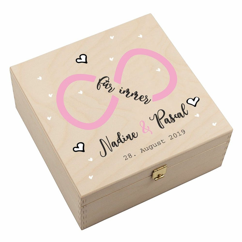 Personalisierte Hufeisen-Box "Für immer"