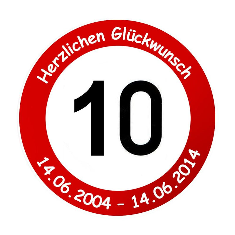 Schild mit Wunschtext - personalisiert