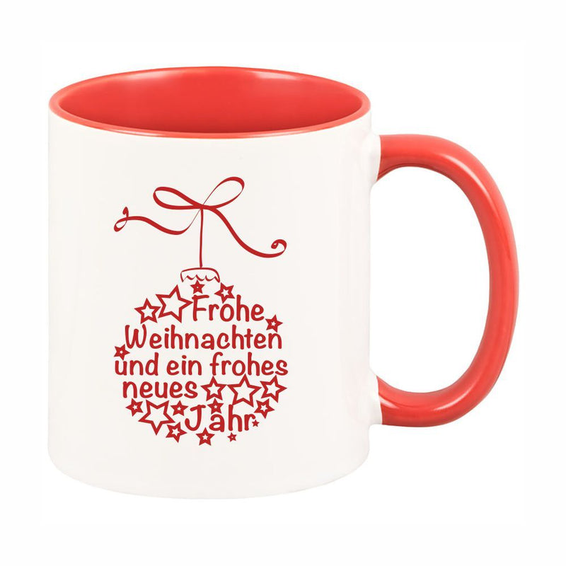 Tasse "Frohe Weihnachten" (Weihnachtskugel)