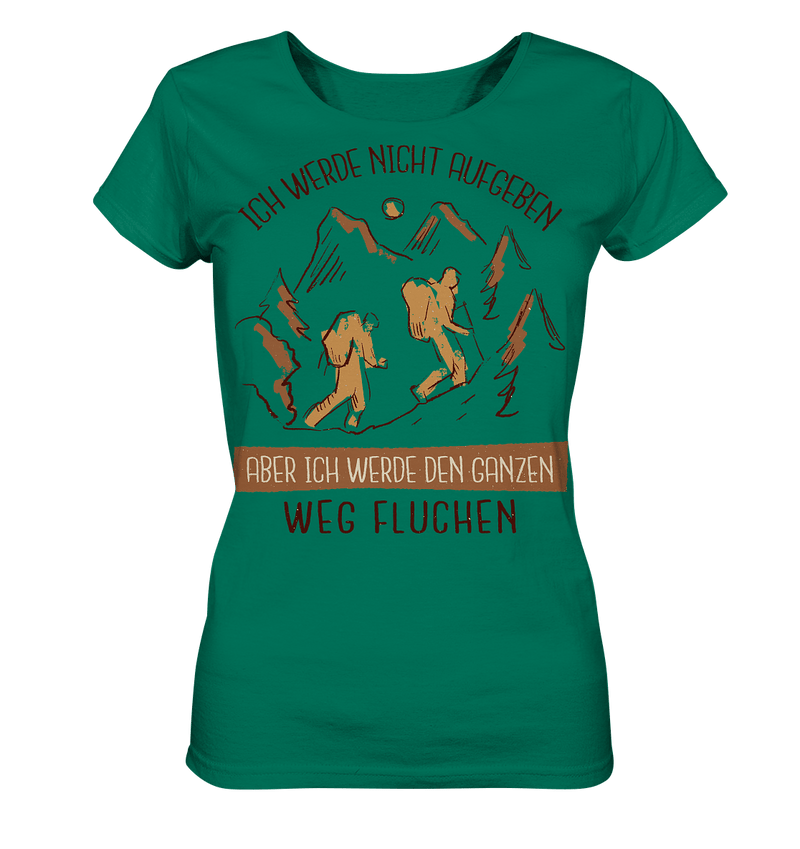 Wandern und Fluchen - Ladies Organic Shirt - Objectzz