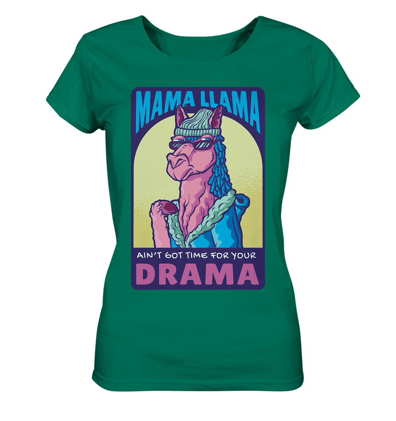 Mama Lama - Ladies Organic Shirt, 100 % Bio-Baumwolle - Objectzz