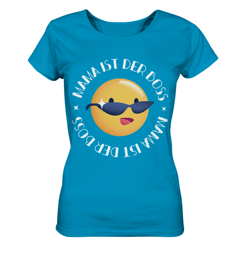 Mama ist der Boss - Ladies Organic Shirt, 100 % Bio-Baumwolle - Objectzz