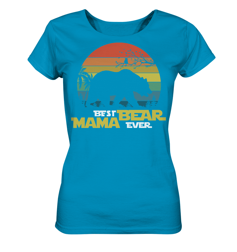 Mama Bear - Ladies Organic Shirt, 100 % Bio-Baumwolle - Objectzz