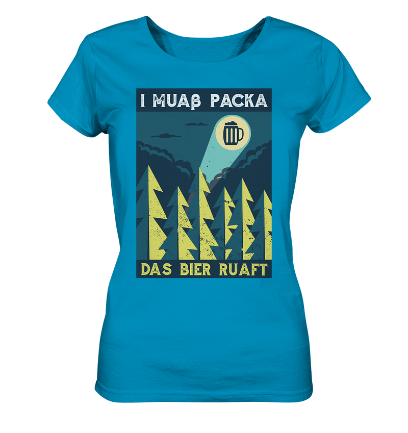 I muaß packa - Ladies Organic Shirt - Objectzz