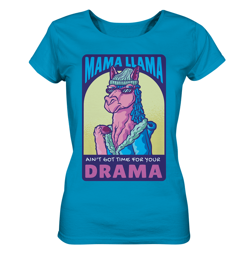 Mama Lama - Ladies Organic Shirt, 100 % Bio-Baumwolle - Objectzz