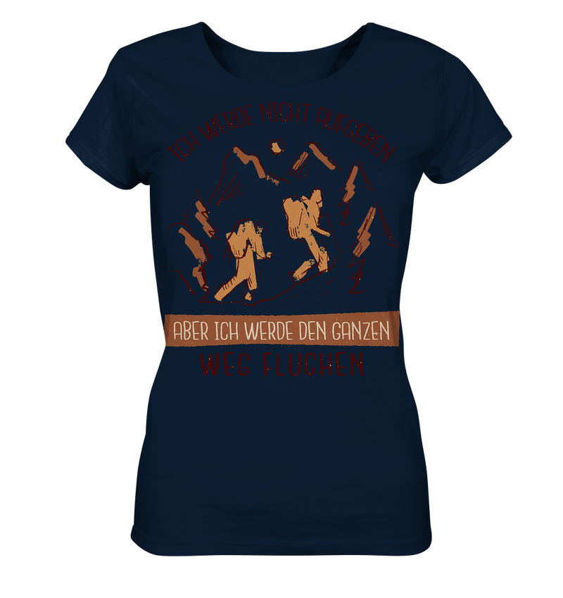 Wandern und Fluchen - Ladies Organic Shirt - Objectzz