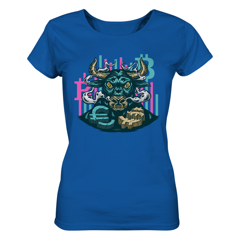 Bitcoin Bull - Ladies Organic Shirt - Objectzz