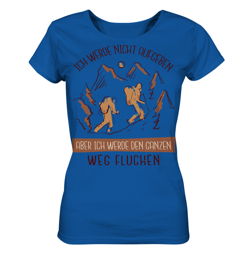 Wandern und Fluchen - Ladies Organic Shirt - Objectzz