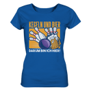 Kegeln und Bier - Ladies Organic Shirt - Objectzz
