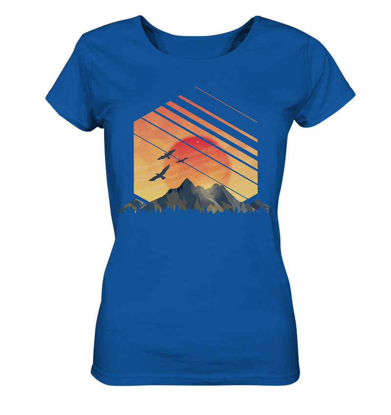 Sonnenuntergang Berge - Ladies Organic Shirt - Objectzz