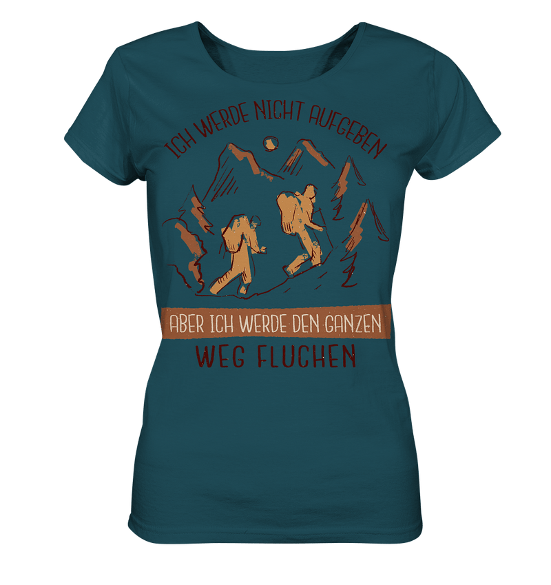 Wandern und Fluchen - Ladies Organic Shirt - Objectzz