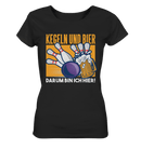 Kegeln und Bier - Ladies Organic Shirt - Objectzz