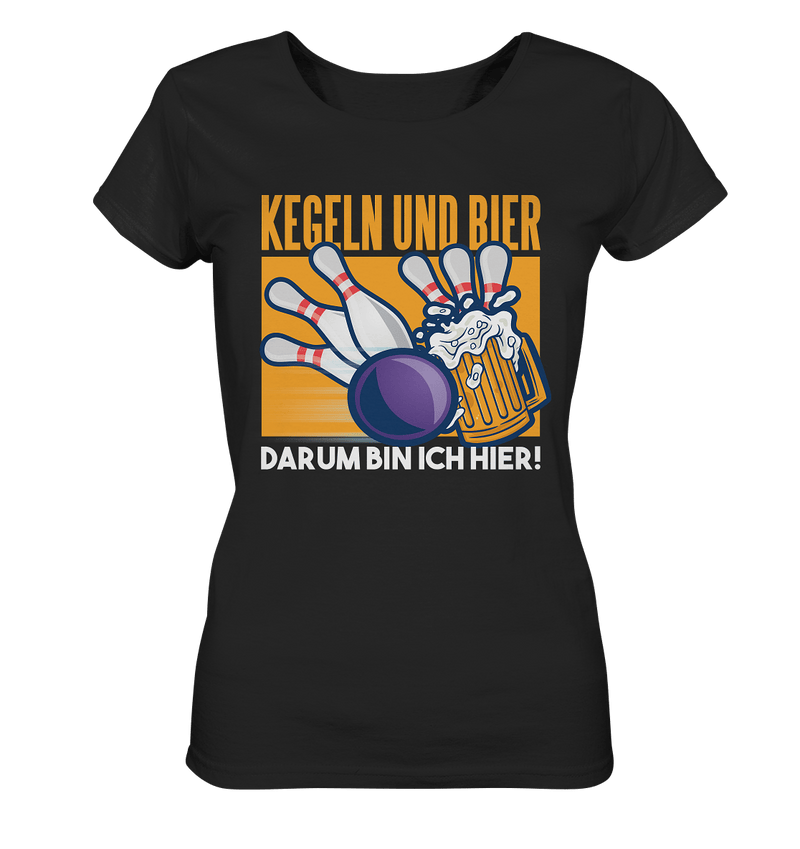 Kegeln und Bier - Ladies Organic Shirt - Objectzz