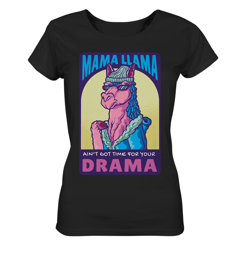 Mama Lama - Ladies Organic Shirt, 100 % Bio-Baumwolle - Objectzz