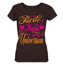 Beste Mama im Universum - Ladies Organic Shirt, 100 % Bio-Baumwolle - Objectzz
