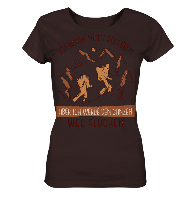 Wandern und Fluchen - Ladies Organic Shirt - Objectzz